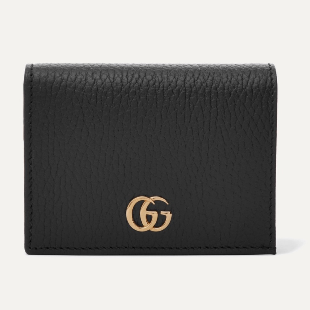 Gucci - Marmont Petite textured - leather wallet